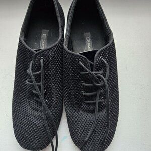 EF Dance Shoes 302 Model Black Micro Airmesh Size 7 (Euro 37.5)
